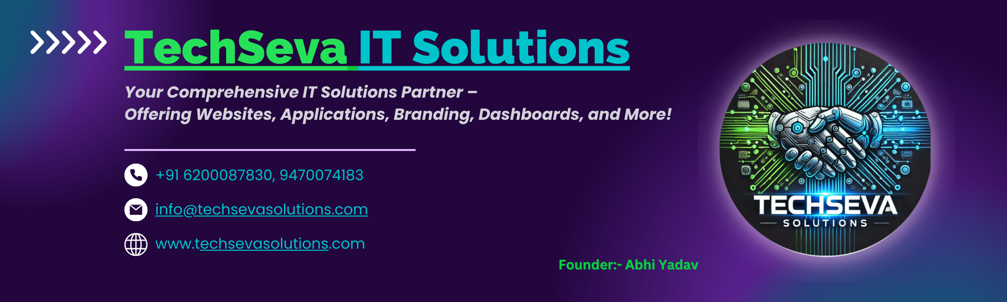 TechSeva — why choose banner