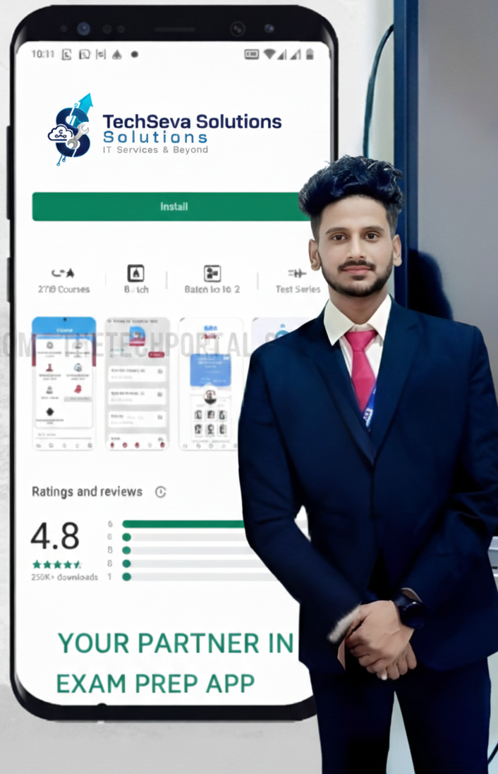 App screenshot 1 - TechSeva mobile app